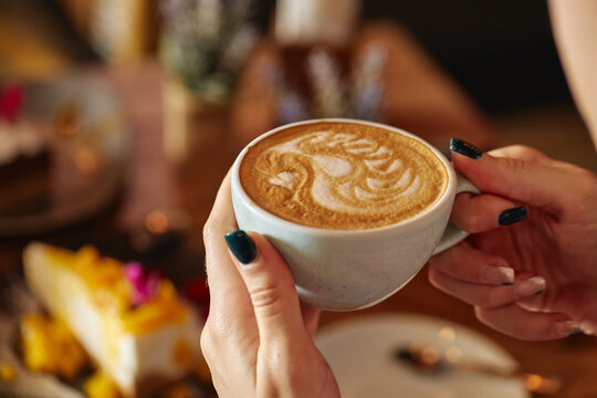 Coffee in The Cafeteria.