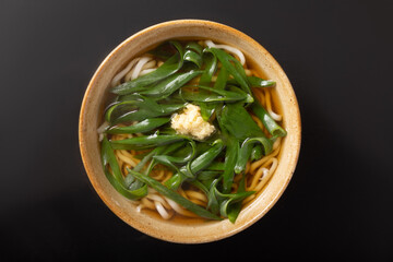 九条葱　蕎麦