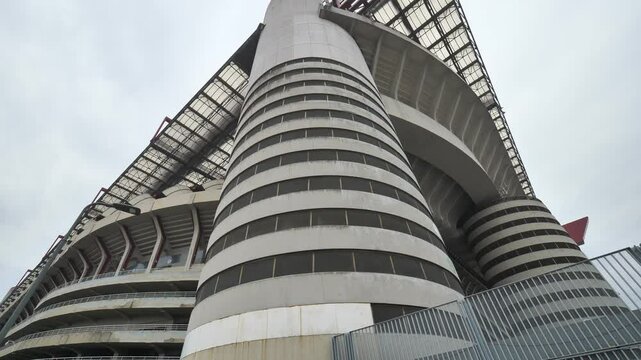 Giuseppe Meazza stadium commonly known as San Siro, is a football stadium in Milan, Italy, which is the home of A.C. Milan and Inter Milan.