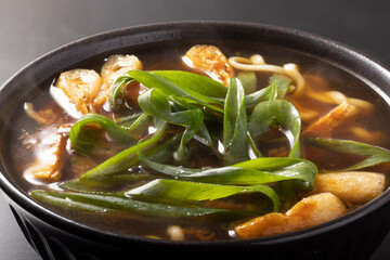 九条ネギ　カレーうどん