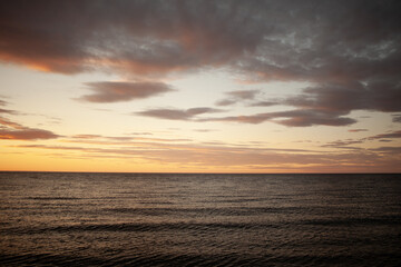 Obraz premium sunset on the beach