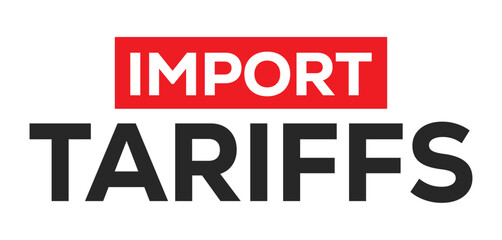 Import tariffs rise concept, symbolizing economic impact, global trade costs, and taxation. Business finance, duty charges, and market regulation representation.