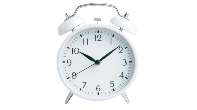 Abstract clock face on a green and blue gradient background, modern time design