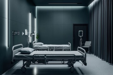 A well-equipped hospital room designed for optimal healthcare delivery.