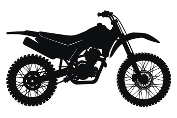 Fototapeta premium motorcycle silhouette