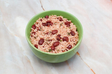 Authentic Jamaican Rice and Peas