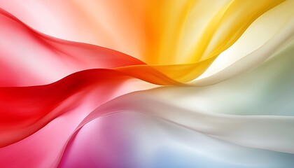 Naklejka premium Beautiful abstract artwork of colorful flowing and curved cloth