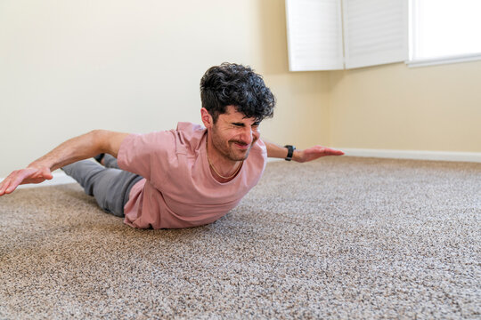 superman exercise painful