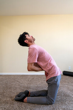 camel pose