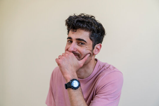 portrait of serious man