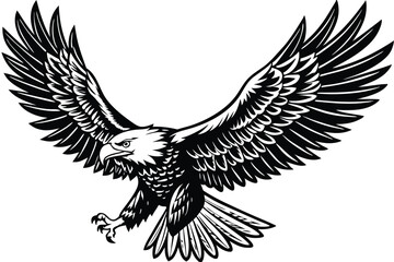 Bald Eagle Silhouette vector