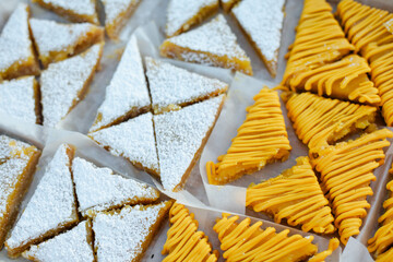 Table of Desserts at Wedding Reception