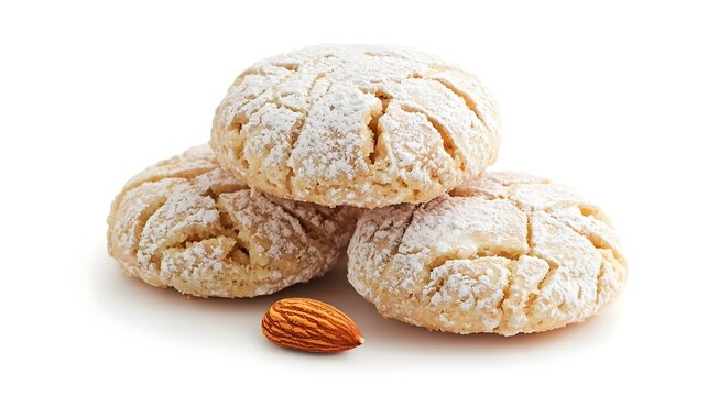 Traditional italian almond cookies - amaretti