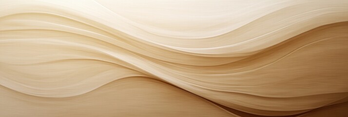 Warm wooden texture featuring soft flowing lines in beige and brown tones with an elegant gradient for modern design aesthetics