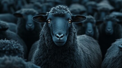 Black sheep leader.  - ai