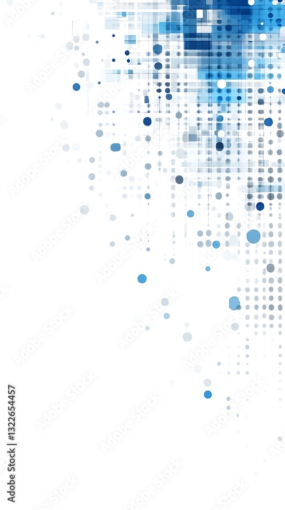 Poster an abstract modern design using shapes and geometric structures