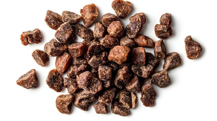 Fototapeta premium Dry dog food isolated on white background