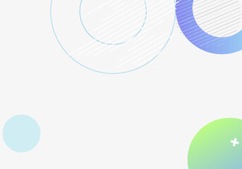 Artistic fusion of geometric elements and fluid shapes in a sleek layout.