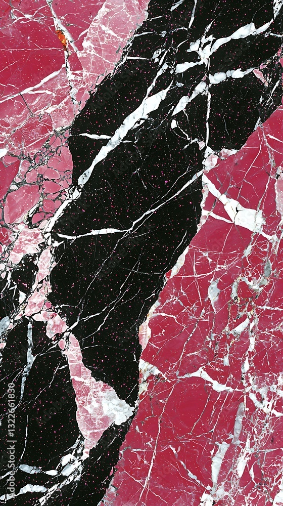 Aufkleber abstract image depicting a mix of colorful stone patterns