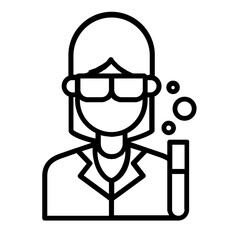scientist icon design