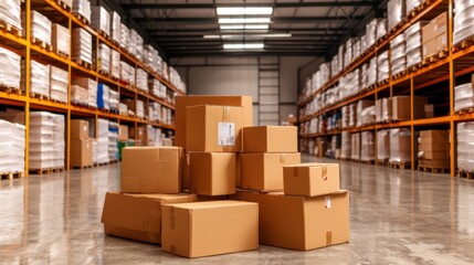 An example of self storage is when individuals use empty cardboard boxes to organize and store items in a garage or warehouse.