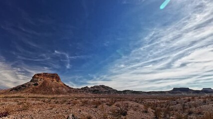 A scenic drive through Big Bend National Park in the Chihuahuan desert of west Texas.