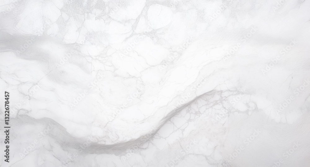 Poster smooth white marble surface featuring delicate grey veining. a pristine and elegant stone texture id