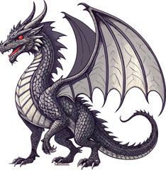 Dragon Vector Illustration