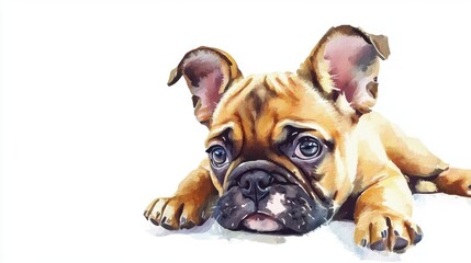 Obraz premium Playful French Bulldog Puppy