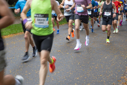 running at marathon