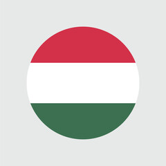 Hungary Flag Sphere Vector