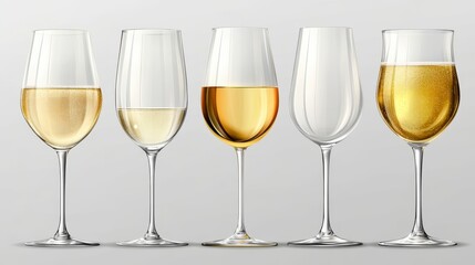 Five Glasses of Wine