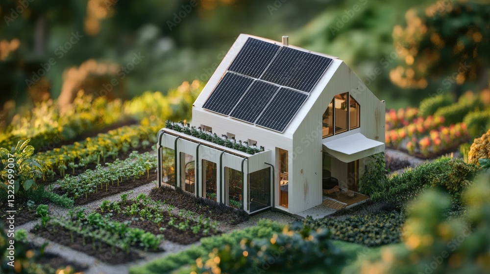 Poster a self-sustaining smart farm integrating renewable energy and automated crop management.