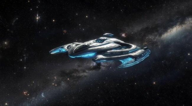 The starship soared through the galaxy, exploring distant planets and uncovering the mysteries of space.