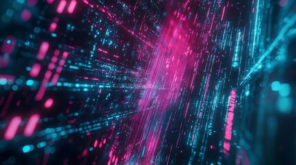 Fototapeta premium Futuristic Digital Background
