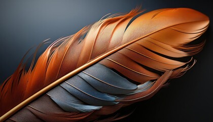 Striking Feathered Creature Perched on Ancient Oak in Misty Forest Mood, Capturing the Enchanting Allure of Natures Tranquil Solitude.