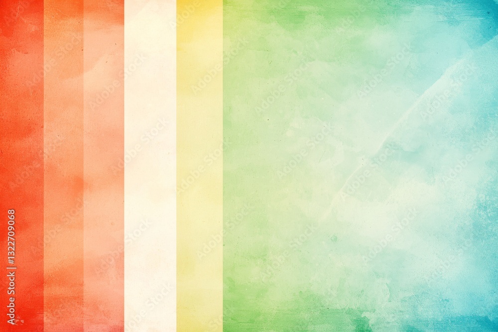 Poster a colorful abstract background featuring soft gradients of red, yellow, and green, creating a soothi