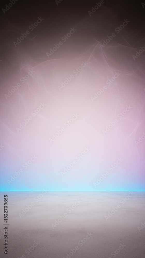 Poster a soft gradient background featuring light pink and blue hues, creating a serene and calming atmosph