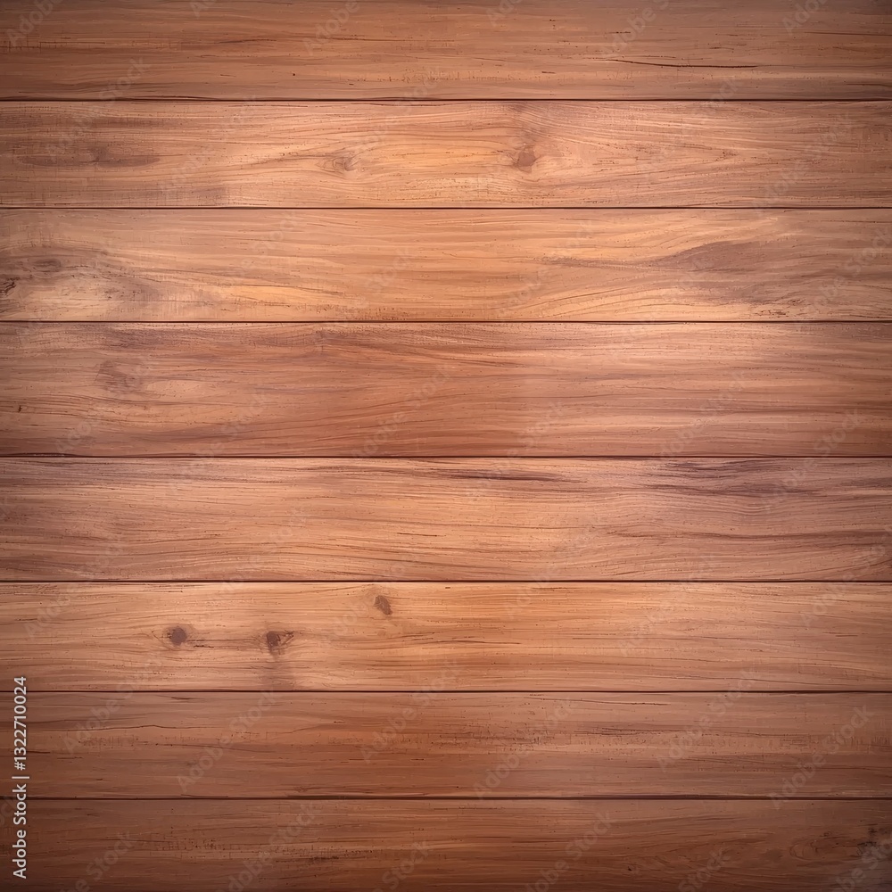 Poster a smooth, polished wooden surface with warm tones and distinct grain patterns, ideal for various des