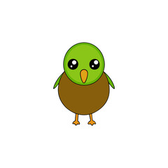 Fototapeta premium Cute kiwi cartoon vector