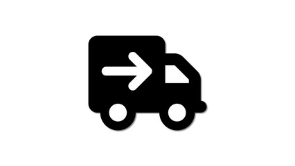 Transport icon symbolizing mobility, logistics, and travel, commonly used in navigation, transportation services, and urban planning.
