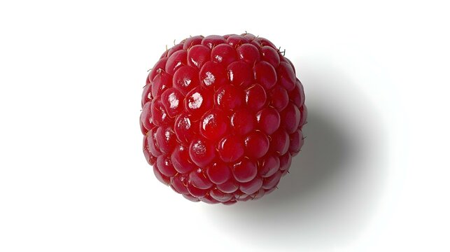 Fresh Raspberry isolated on white background