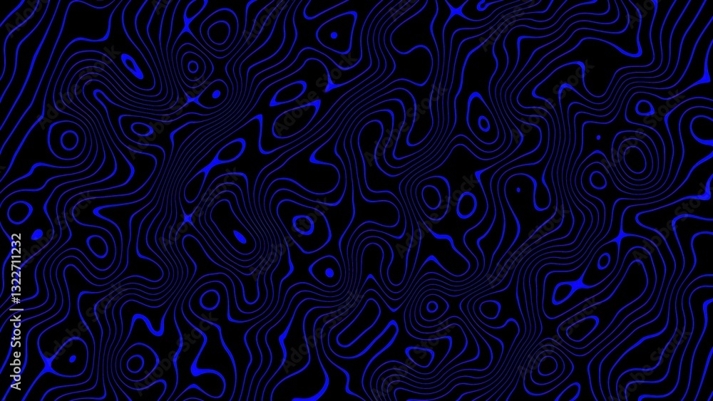 Poster elegant topographic design, perfect for adding dynamic, textured patterns to digital interfaces and 