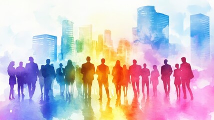 Silhouettes in Urban Vividness