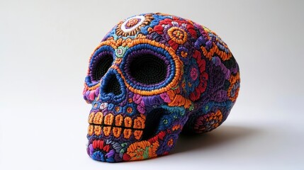 Fototapeta premium Colorful Skull Decoration