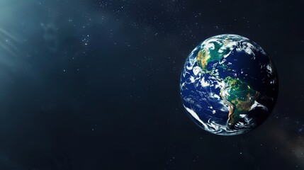 Obraz premium The Fresh Connotation Background of Earth Day: The Call and Exploration for the Protection of Natural Authenticity