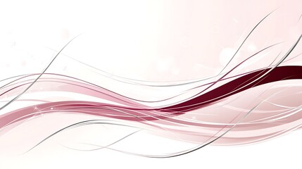 Abstract Pink and Burgundy Wave Design