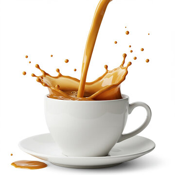 an image of pouring coffee for advertisement