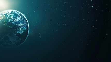 Fototapeta premium The Awareness - Awakening Background of Earth Day: From Cognitive Germination to a Global Action Wave