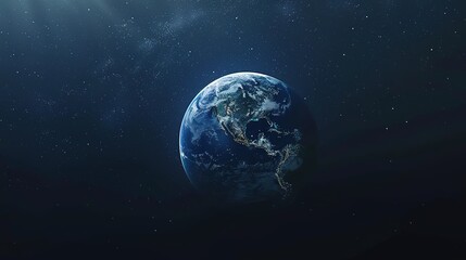 Naklejka premium The Awareness - Awakening Background of Earth Day: From Cognitive Germination to a Global Action Wave